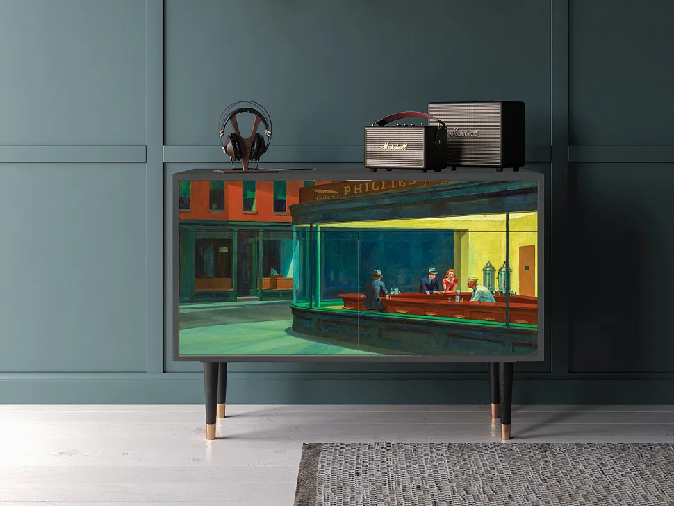 -25% на комод Nighthawks by Edward Hopper BS4 фото TheFurny