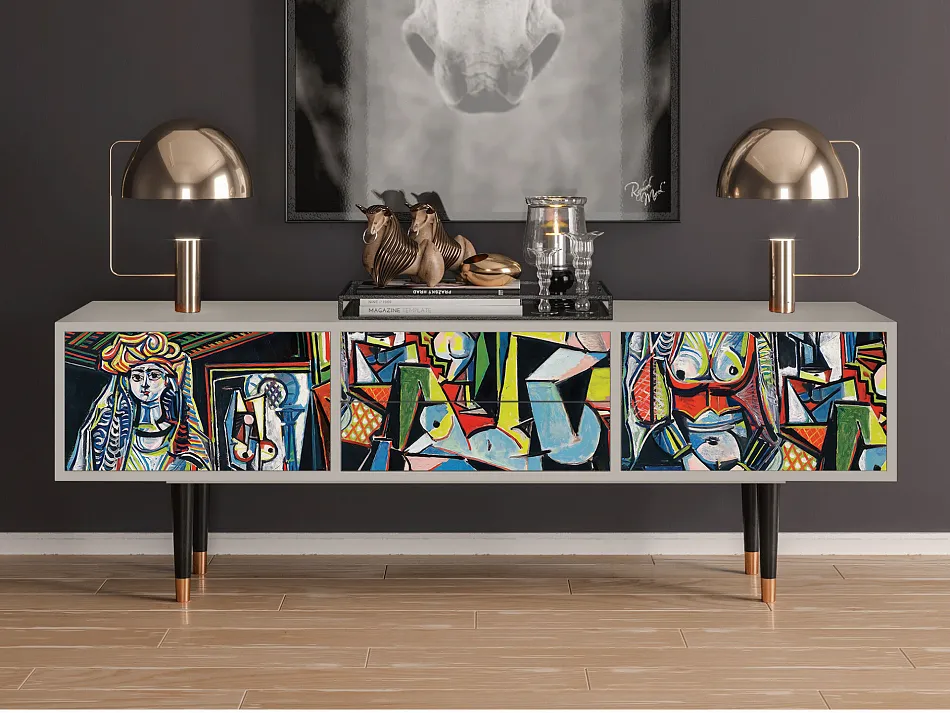 -50% на ТВ тумбу Women of Algiers by Pablo Picasso T4 фото TheFurny