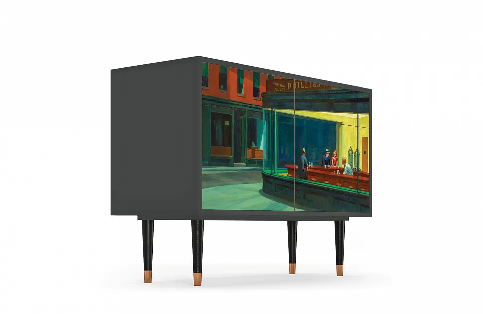 -25% на комод Nighthawks by Edward Hopper BS4 фото TheFurny