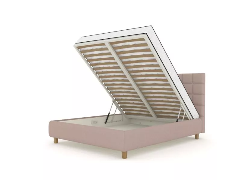 Кровать с подъемным механизмом Гетеборг Box High фото TheFurny