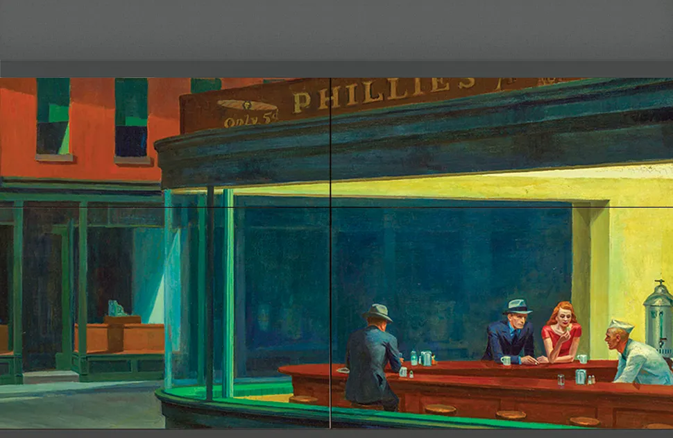 -25% на комод Nighthawks by Edward Hopper BS4 фото TheFurny