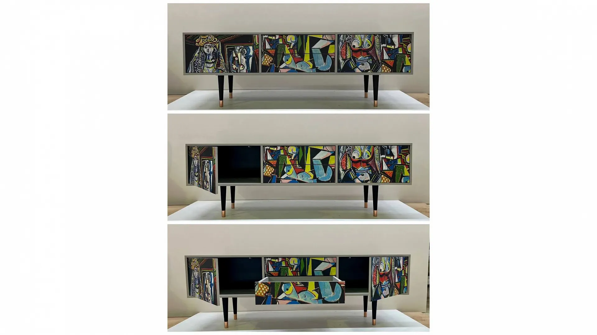 -50% на ТВ тумбу Women of Algiers by Pablo Picasso T4 фото TheFurny